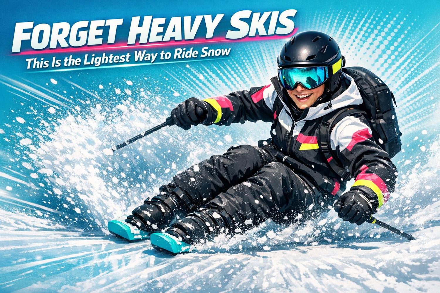 Forget Heavy Skis: This Is the Lightest Way to Ride Snow - snowfeet*
