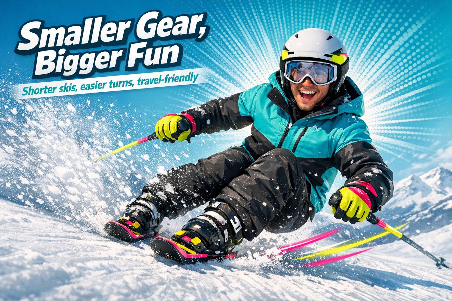 Why Skiing Feels More Fun When the Gear Gets Smaller - snowfeet*