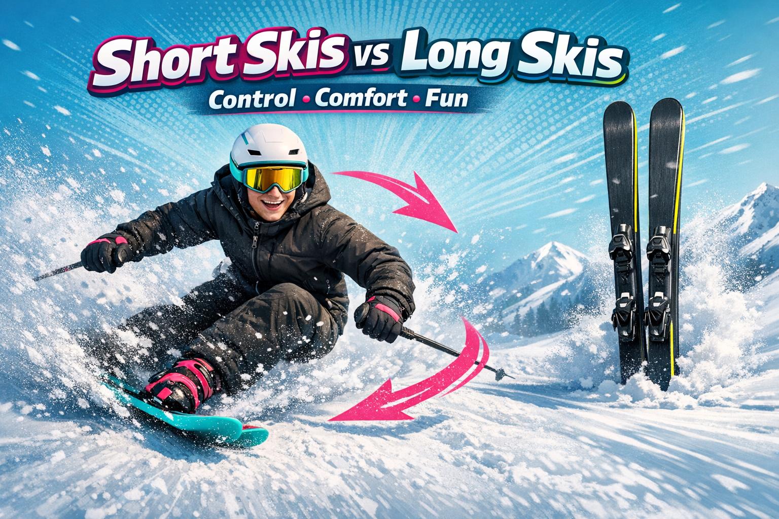 Short Skis vs Long Skis for Control, Comfort, and Fun - snowfeet*