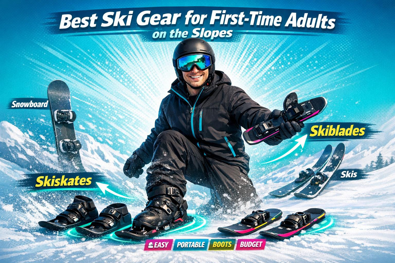 Best Ski Gear for First-Time Adults on the Slopes - snowfeet*