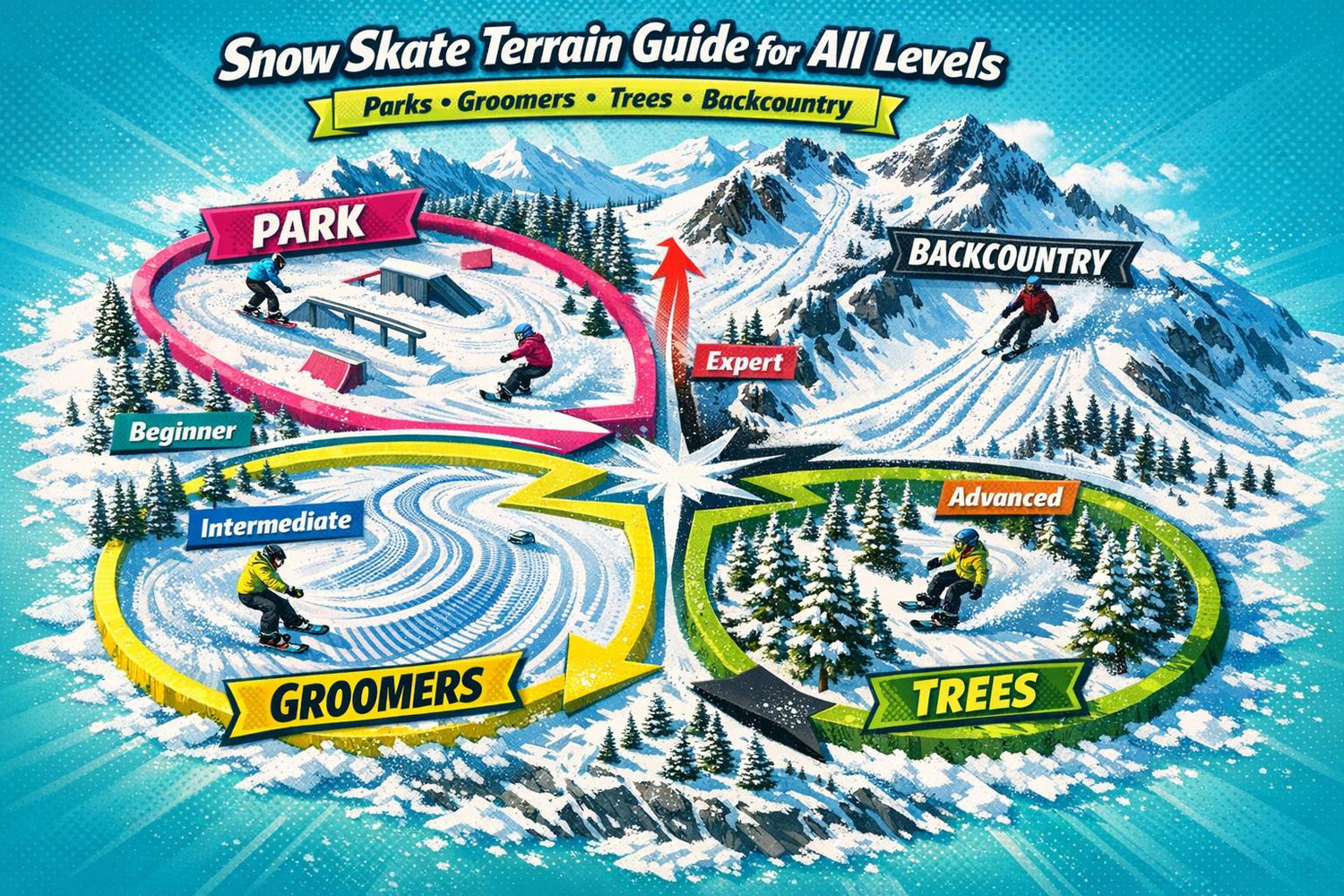 Snow Skate Terrain Guide for All Levels - snowfeet*