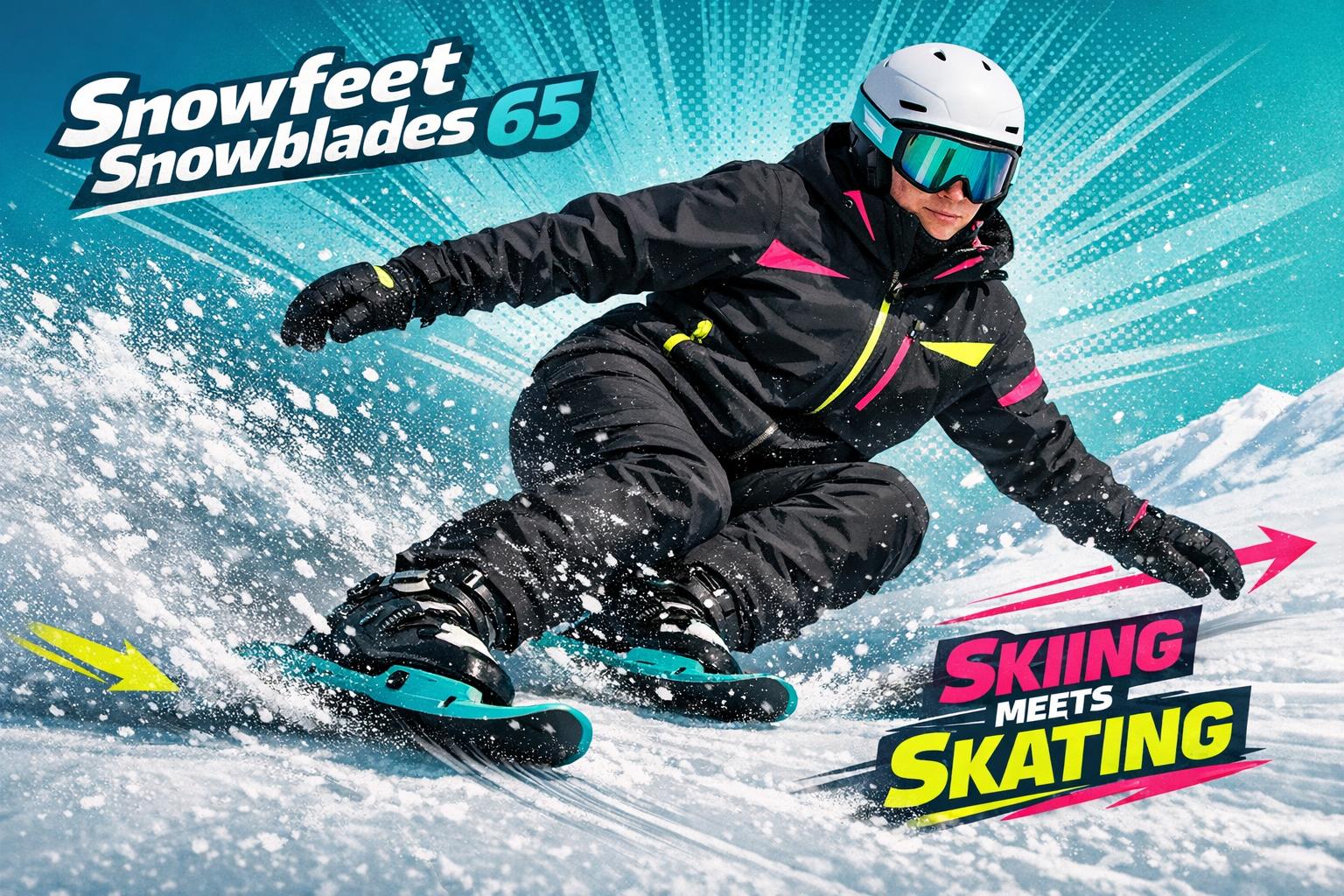 Snowfeet Snowblades 65: Skiing Meets Skating - snowfeet*