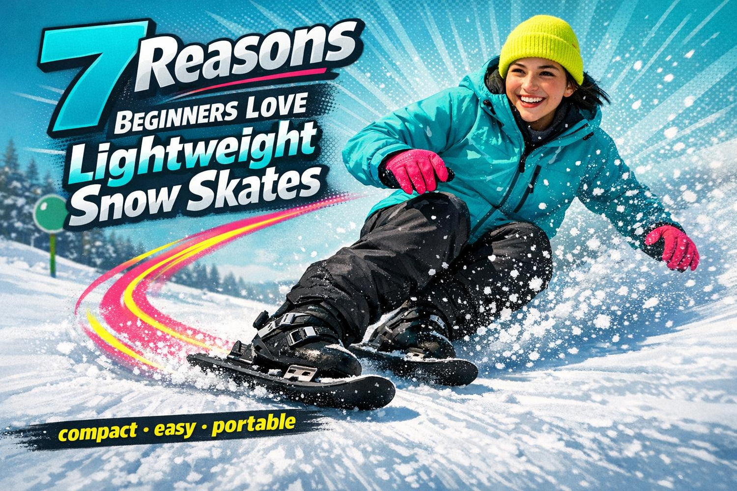 7 Reasons Beginners Love Lightweight Snow Skates - snowfeet*