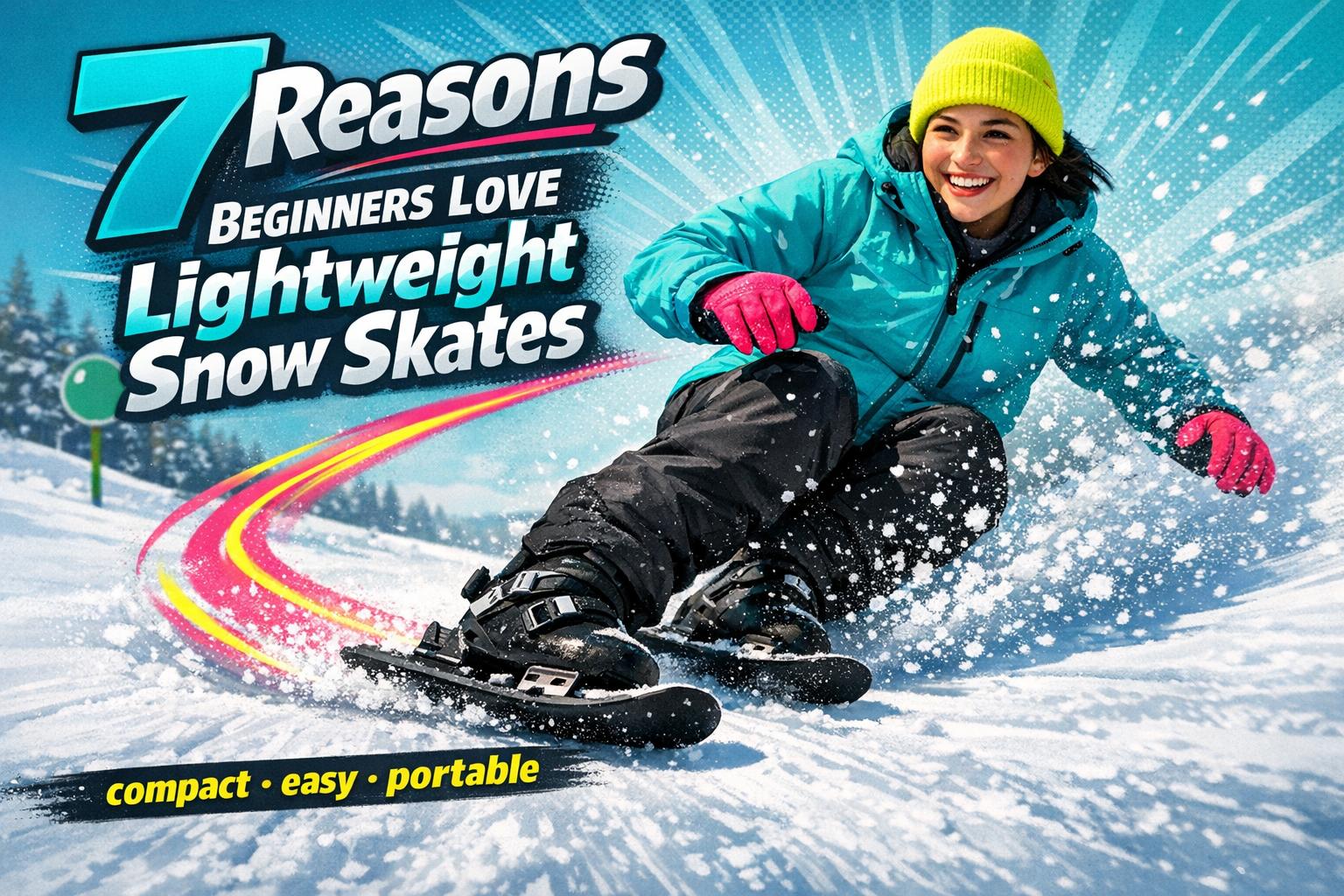 7 Reasons Beginners Love Lightweight Snow Skates - snowfeet*