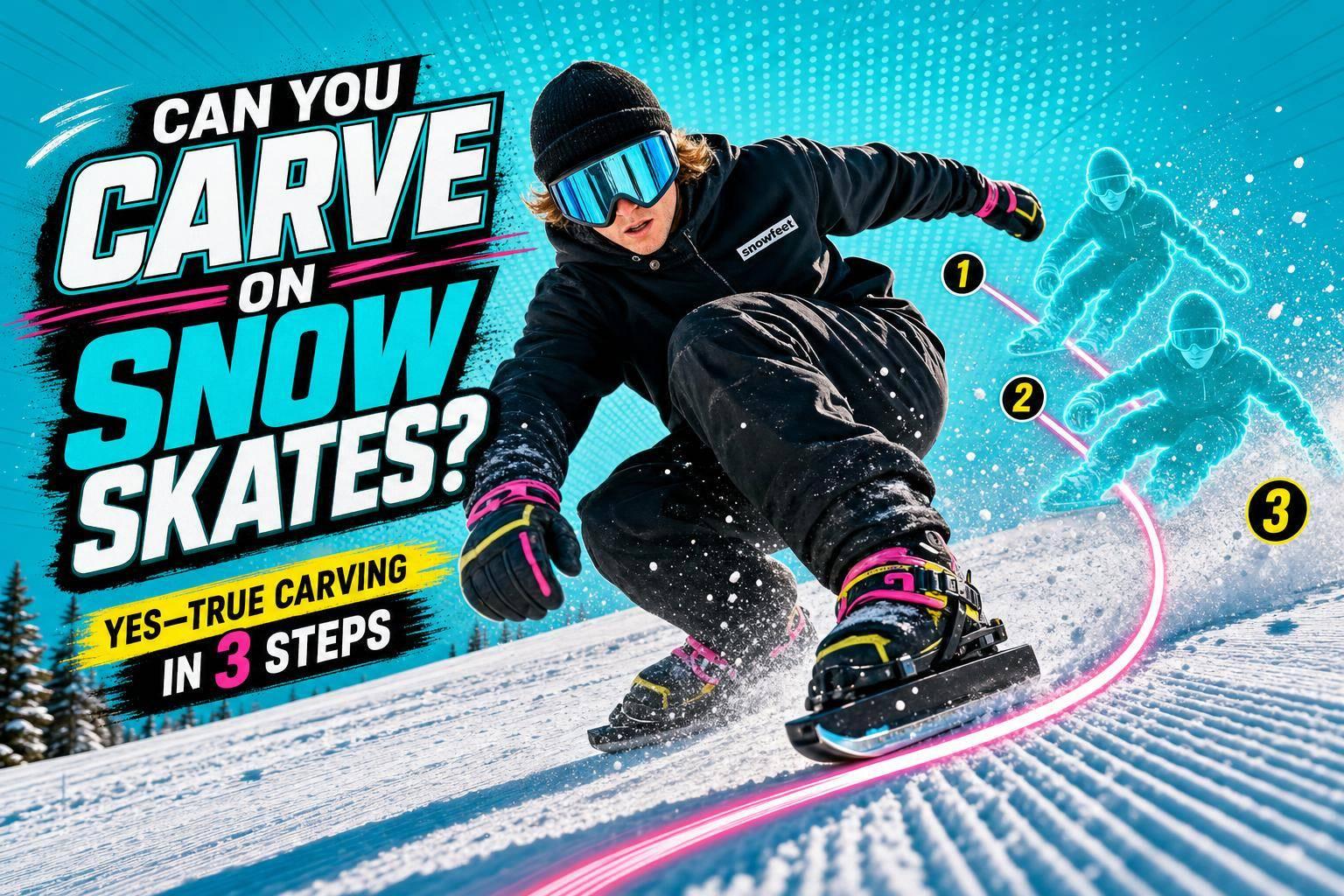 Can You Carve on Snow Skates? - snowfeet*