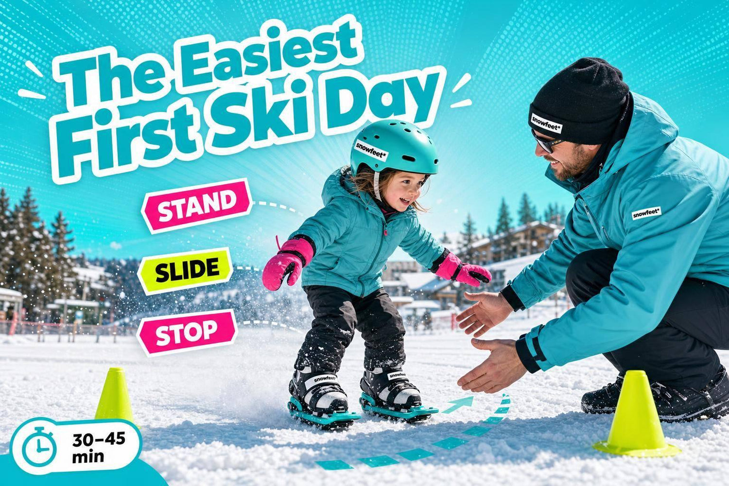 The Easiest Way to Introduce Children to Skiing - snowfeet*