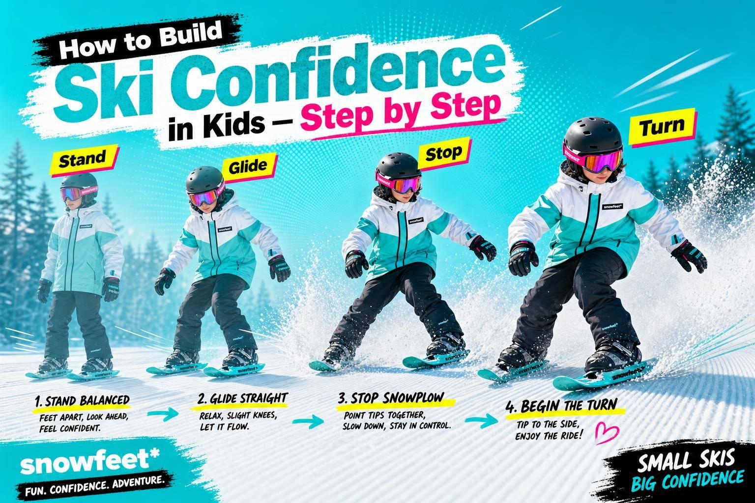 How to Build Ski Confidence in Kids Step by Step - snowfeet*