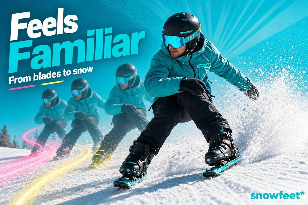 Why Skiskates Feel Familiar to Rollerbladers and Ice Skaters - snowfeet*