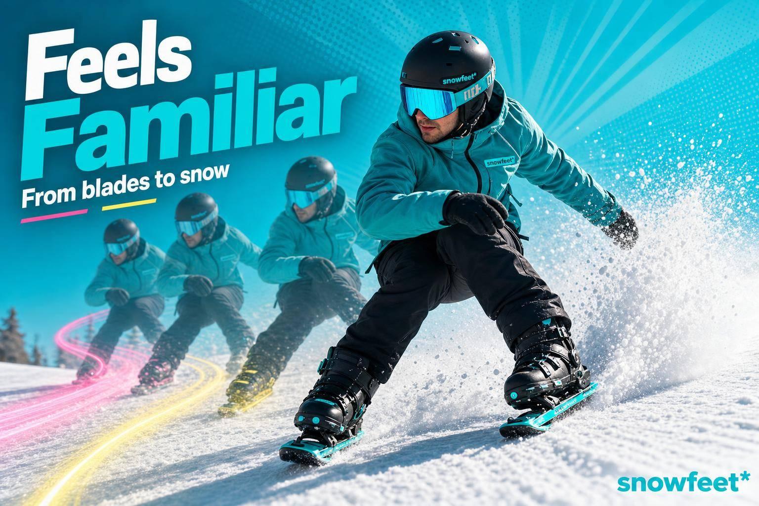 Why Skiskates Feel Familiar to Rollerbladers and Ice Skaters - snowfeet*
