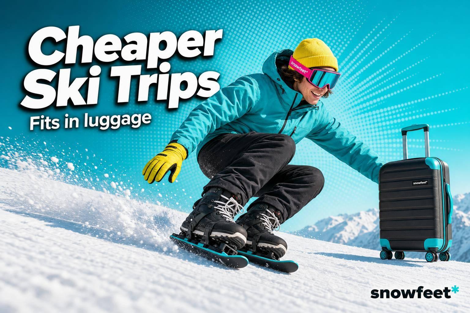 How to Make Ski Trips Cheaper With Portable Gear