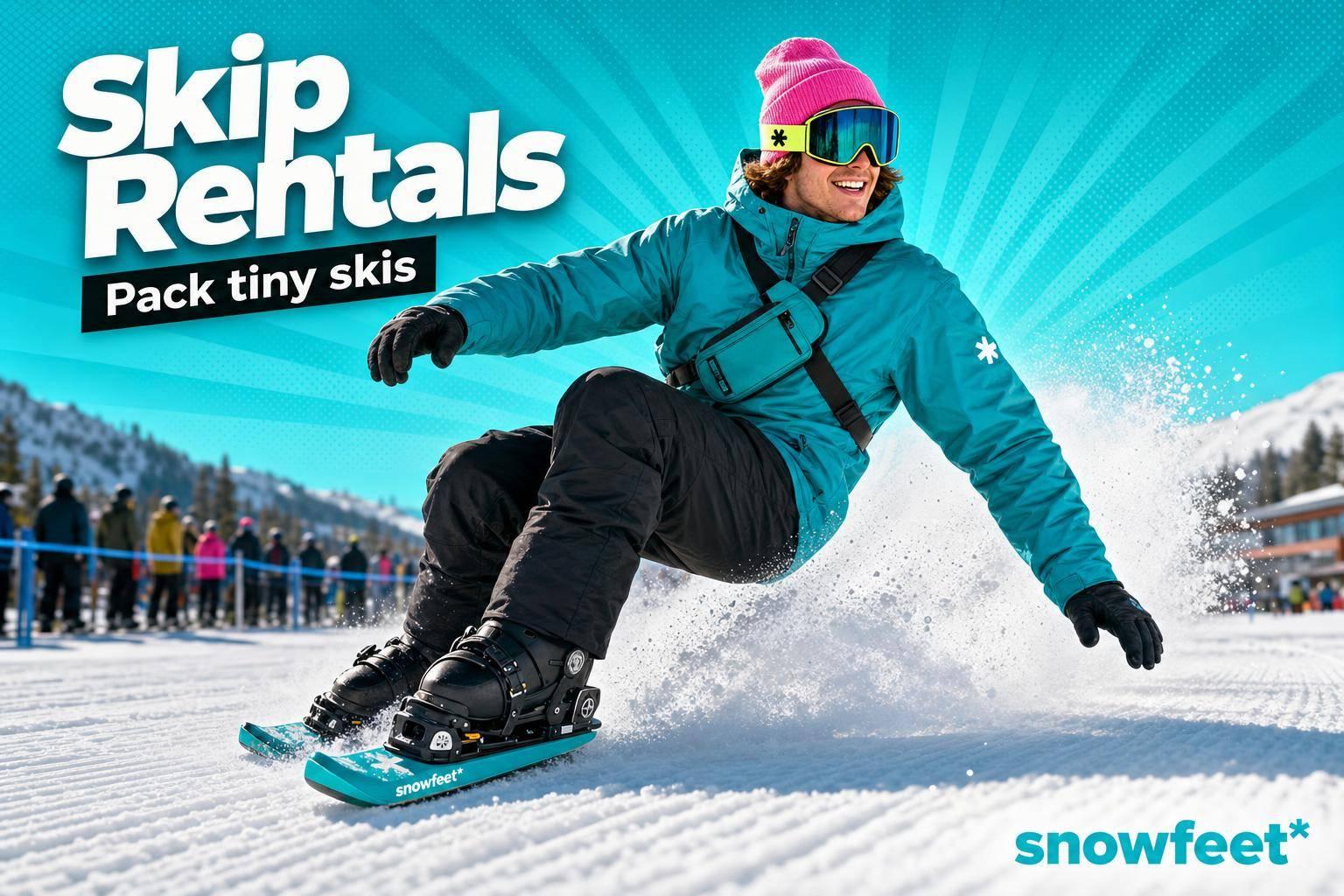 How to Avoid Ski Rental Hassles With Your Own Compact Gear - snowfeet*