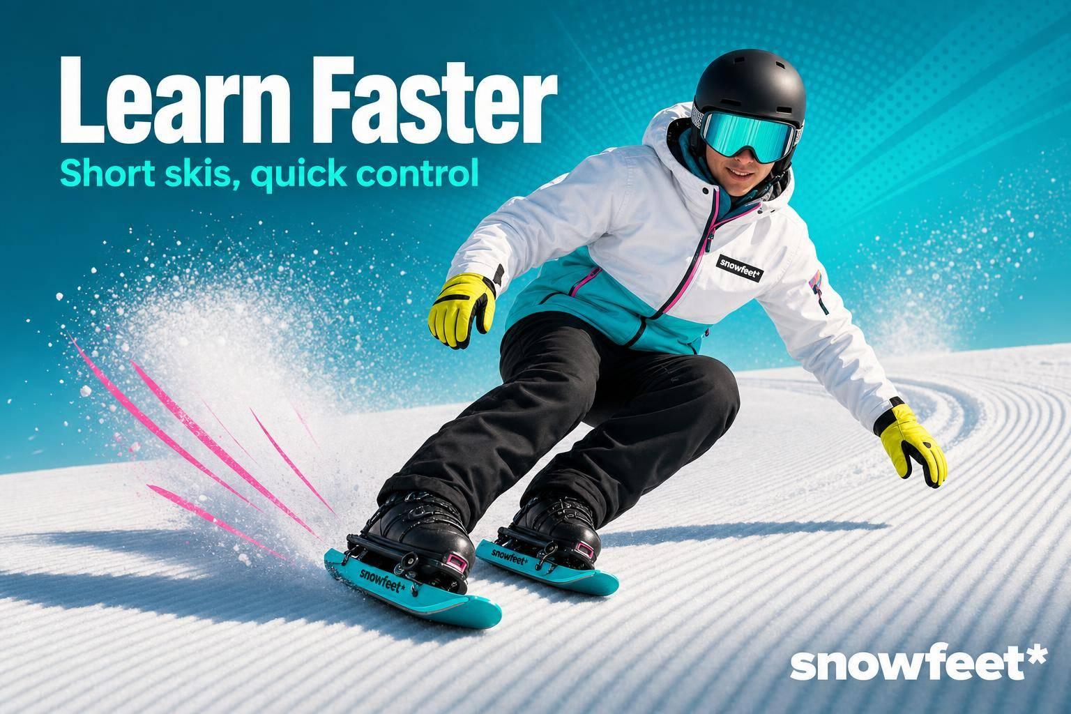 Can You Learn to Ski Faster on Short Skis? - snowfeet*