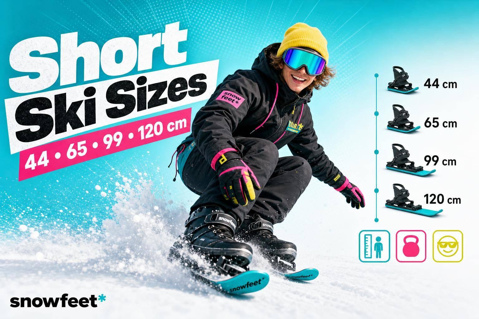 Short Skis Size Chart for Beginners - snowfeet*