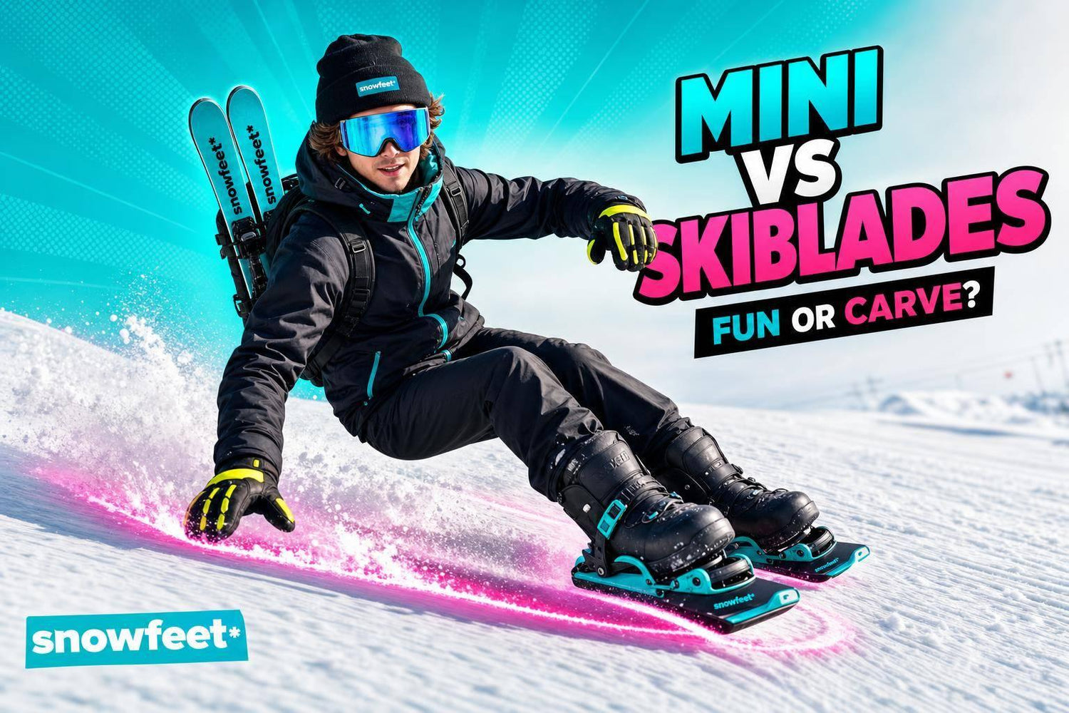 Mini Skis vs Skiblades: Which One Should You Buy? - snowfeet*