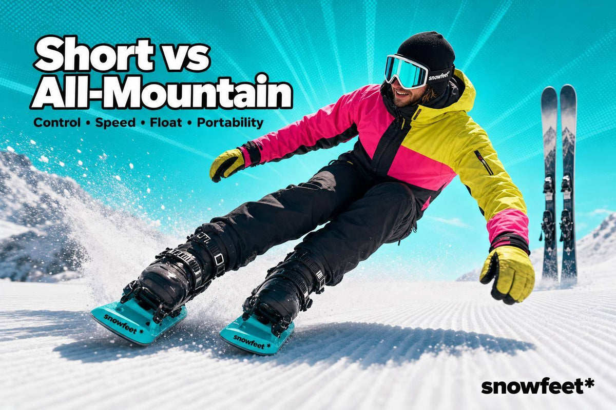 Short Skis vs All-Mountain Skis: Which Fits Your Riding Style? - snowfeet*