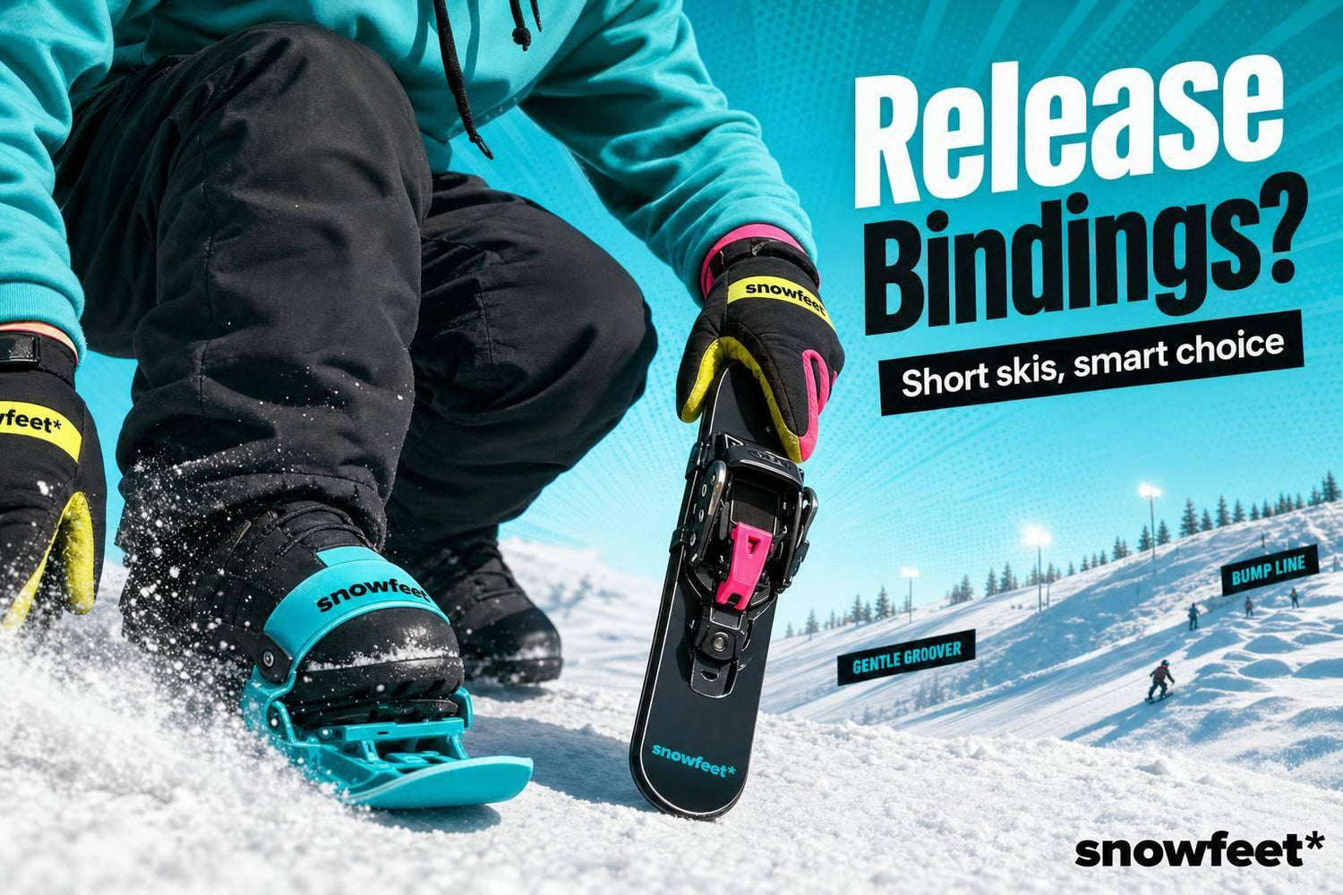 Do Short Skis Need Release Bindings? - snowfeet*