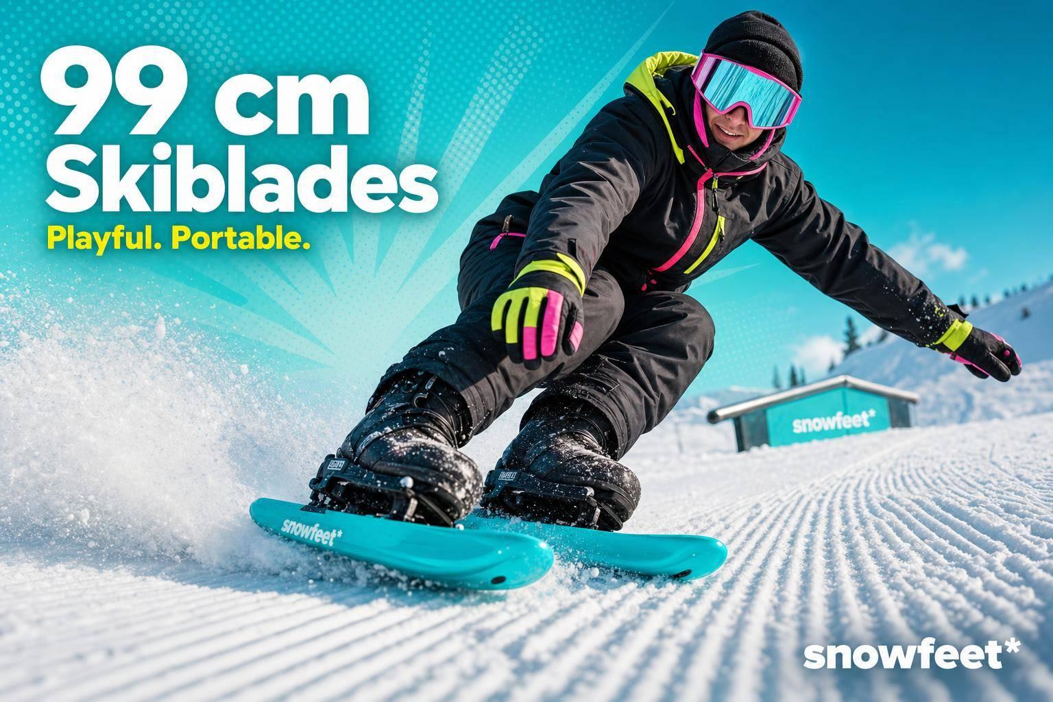 Snowfeet 99 cm Skiblades: Honest Long-Term Review - snowfeet*