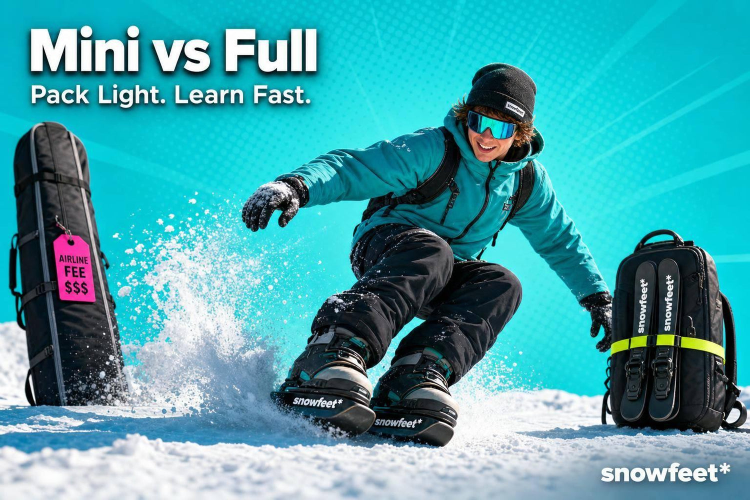 Mini Skis vs Full-Length Skis for Travel - snowfeet*