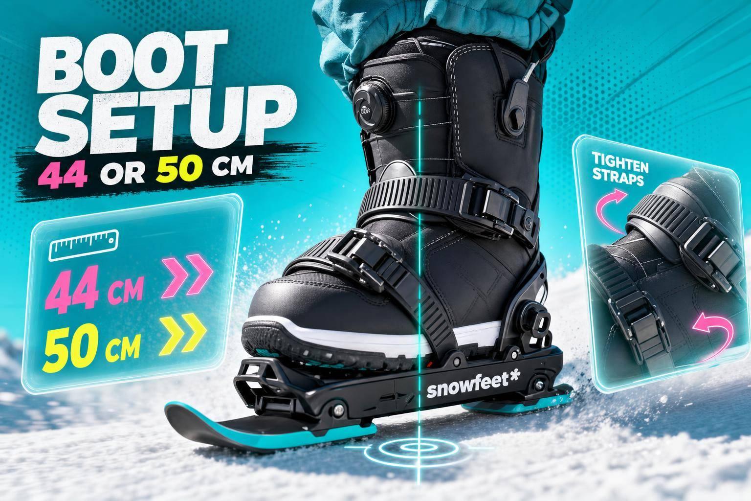 Ski Skates for Snowboard Boots: Setup Guide - snowfeet*