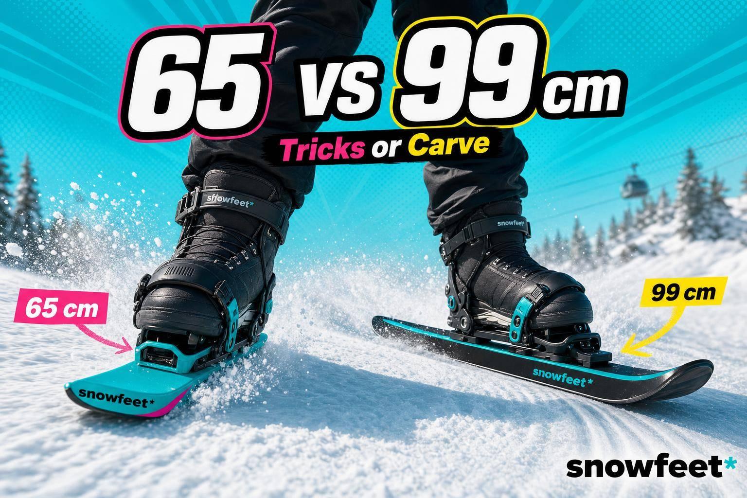 65 cm vs 99 cm Skiblades: Which Length to Buy - snowfeet*