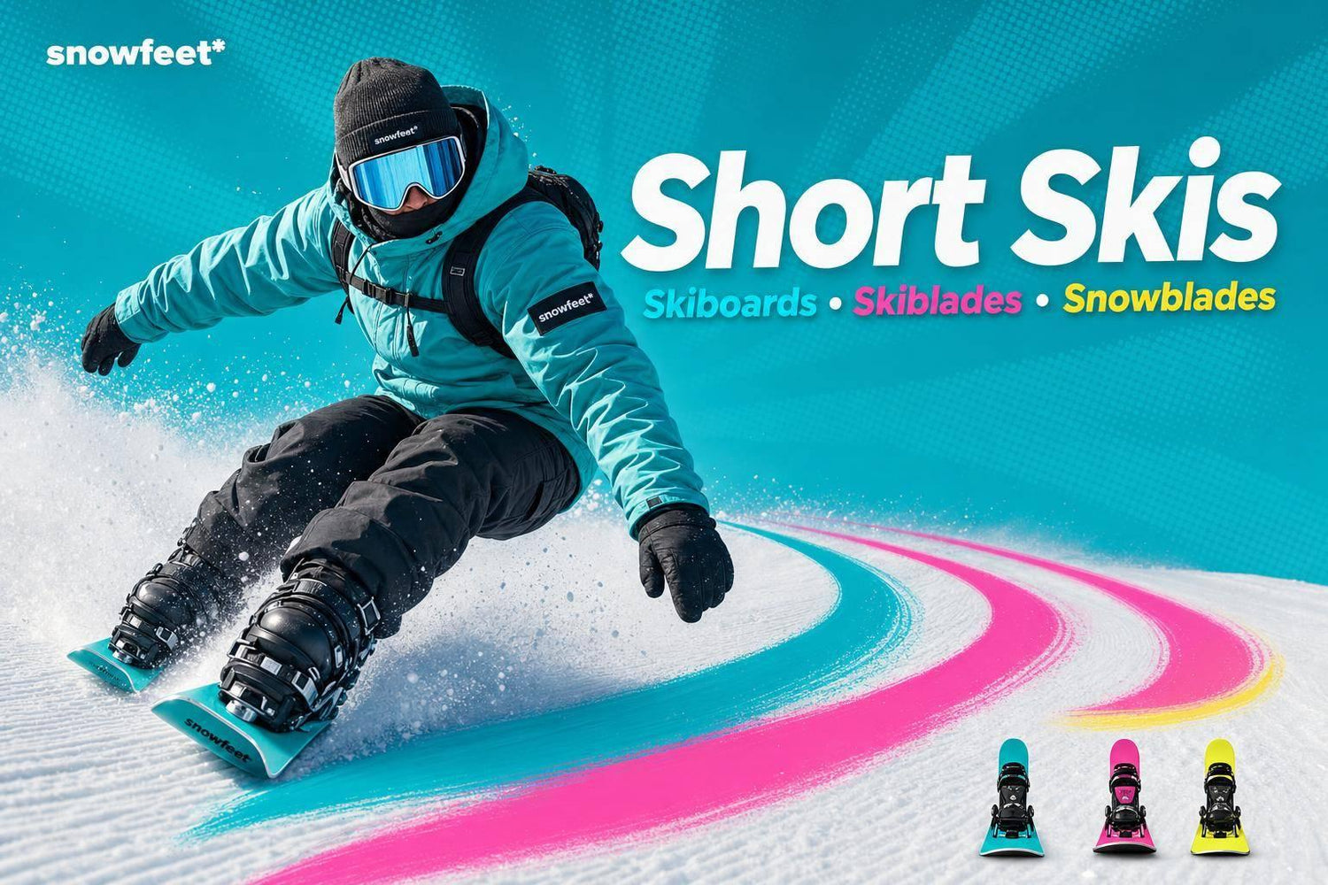 Skiboards vs Skiblades vs Snowblades: Names Explained - snowfeet*