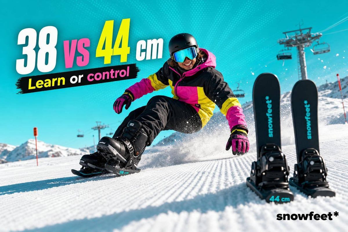 Snowfeet 38 cm vs 44 cm: Which to Start With - snowfeet*