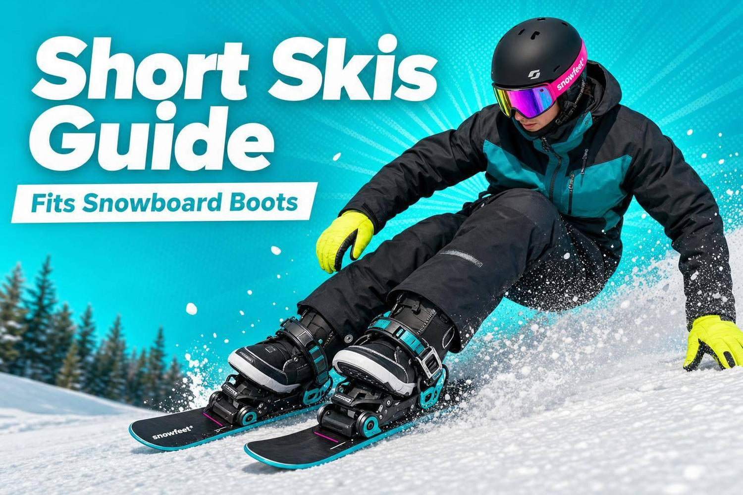 Best Short Skis for Snowboard Boots in 2026 - snowfeet*