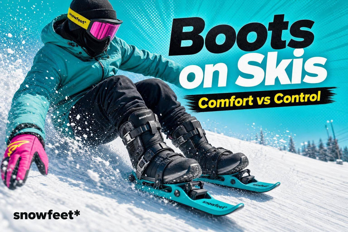Snowboard Boots on Short Skis: Pros and Cons - snowfeet*
