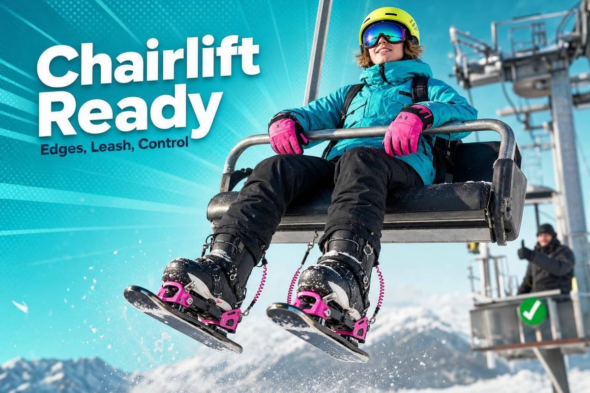 Can You Ride a Chairlift With Skiskates? - snowfeet*