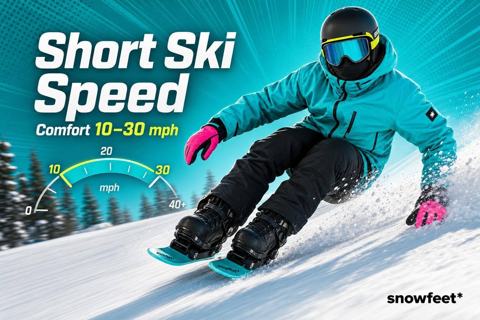 How Fast Can You Go on Short Skis? - snowfeet*