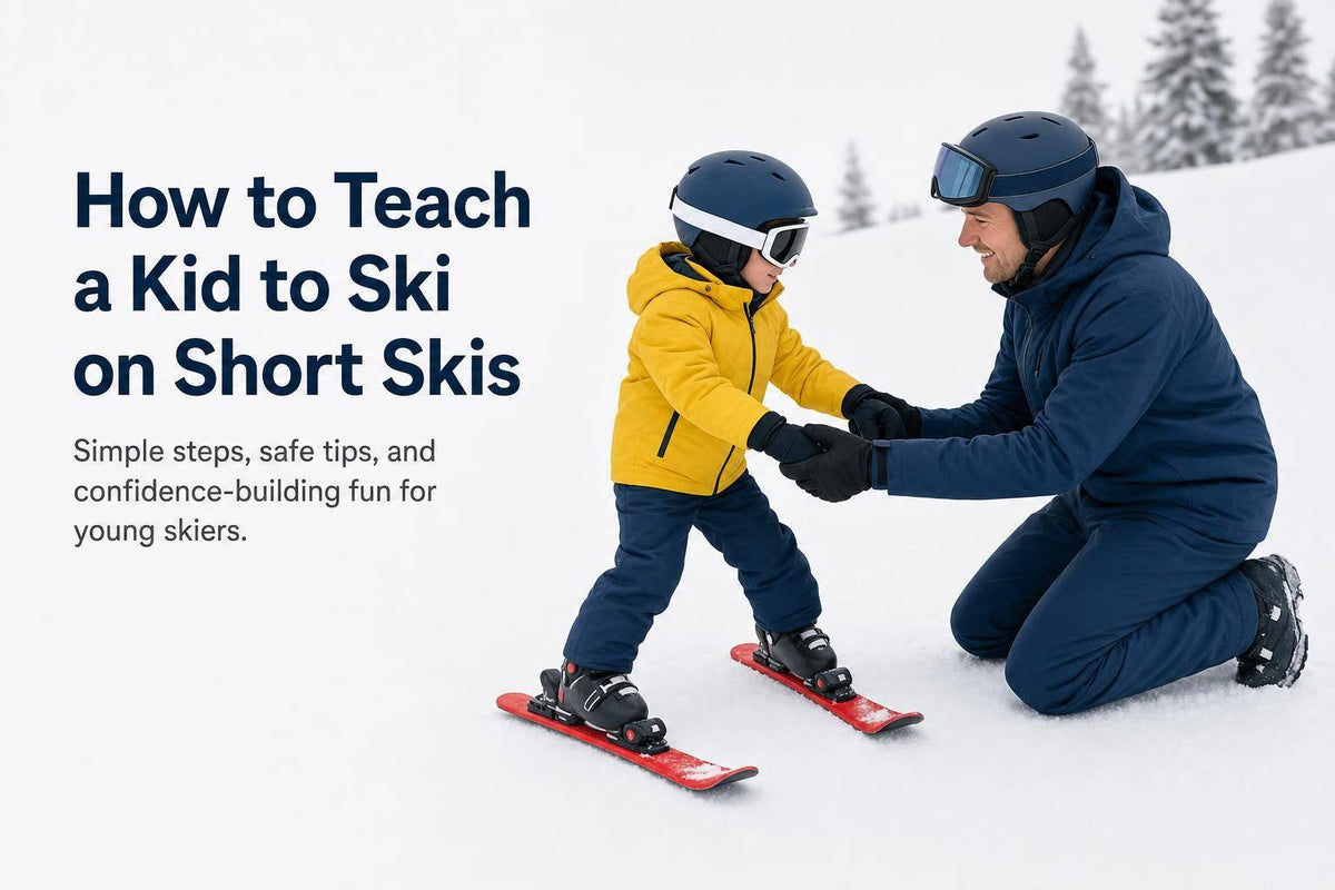 How to Teach a Kid to Ski on Short Skis - snowfeet*
