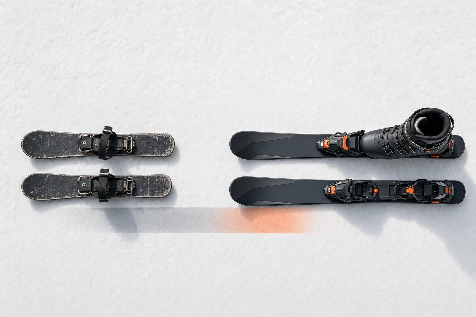 Vintage Snowblades vs Today's Skiblades