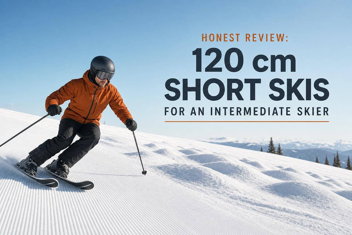 Honest Review: 120 cm Short Skis for an Intermediate Skier - snowfeet*
