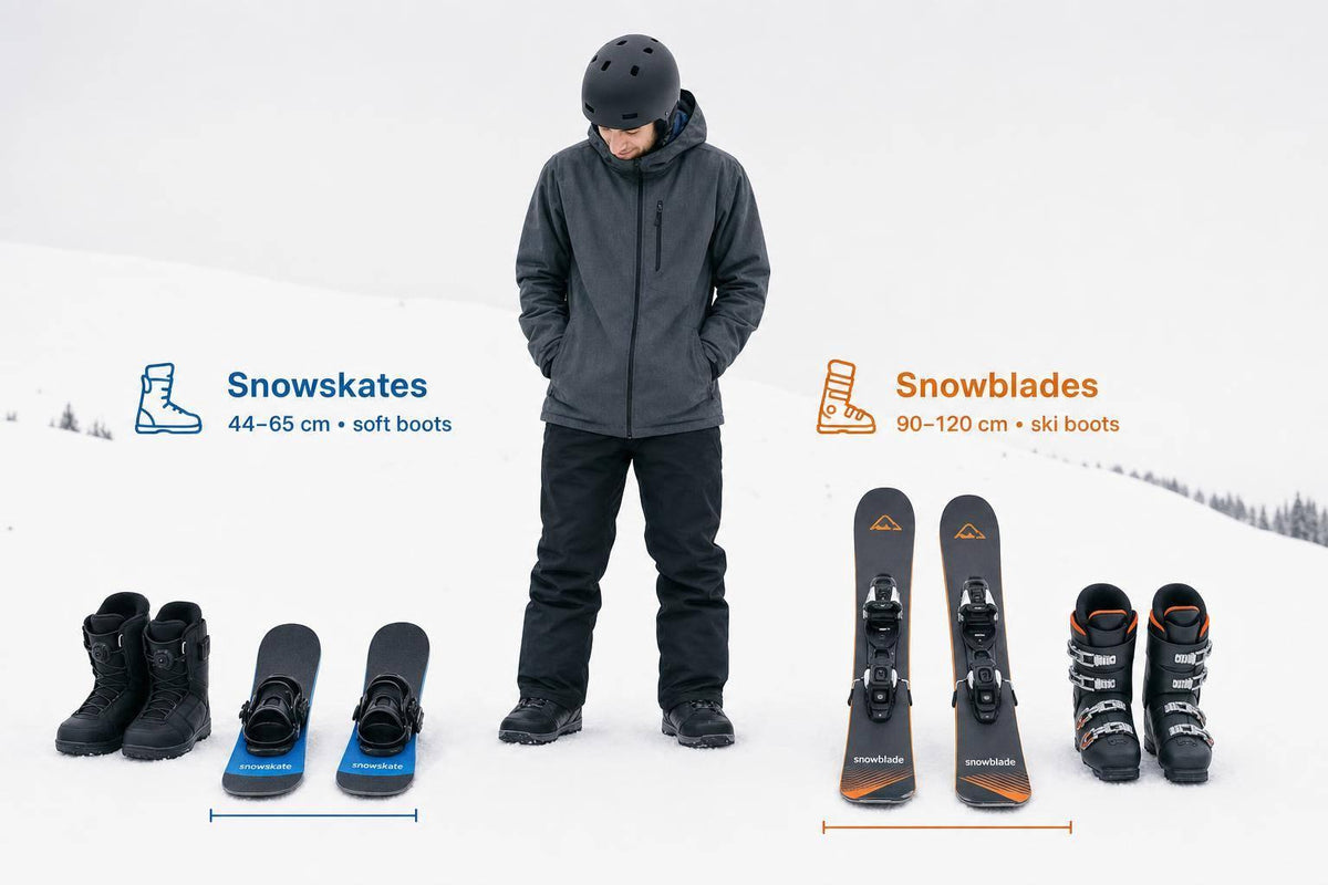 Snowskates vs Snowblades for Beginners - snowfeet*