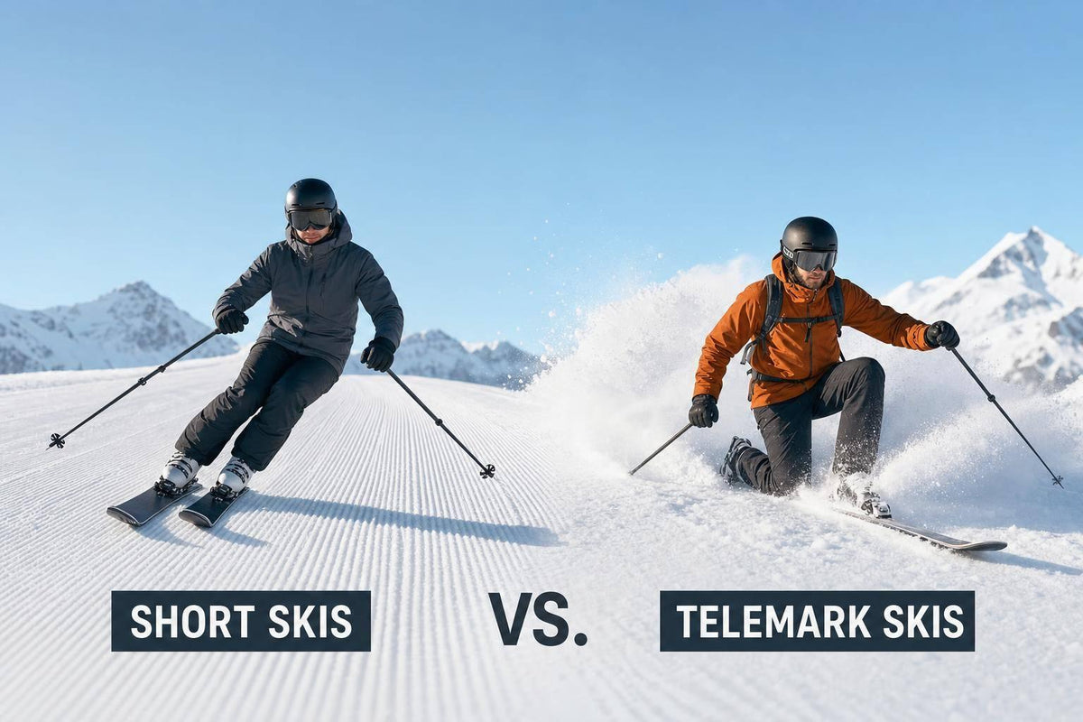 Short Skis vs Telemark Skis for Free-Heel Fun - snowfeet*