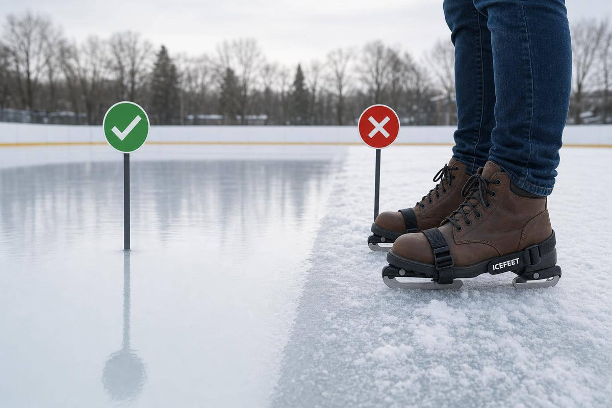 Can You Use Icefeet on an Outdoor Rink? - snowfeet*