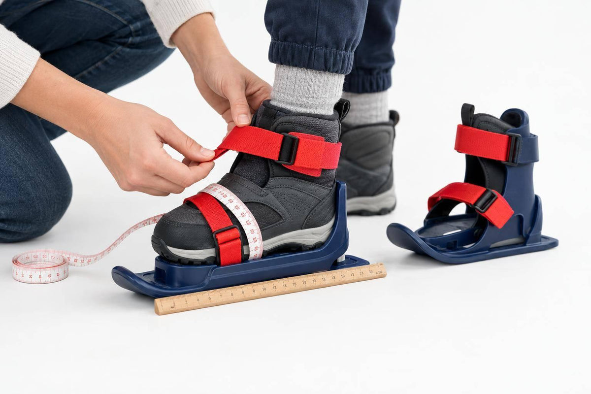 Mini Ski Skates for Kids: Sizing by Age and Shoe - snowfeet*