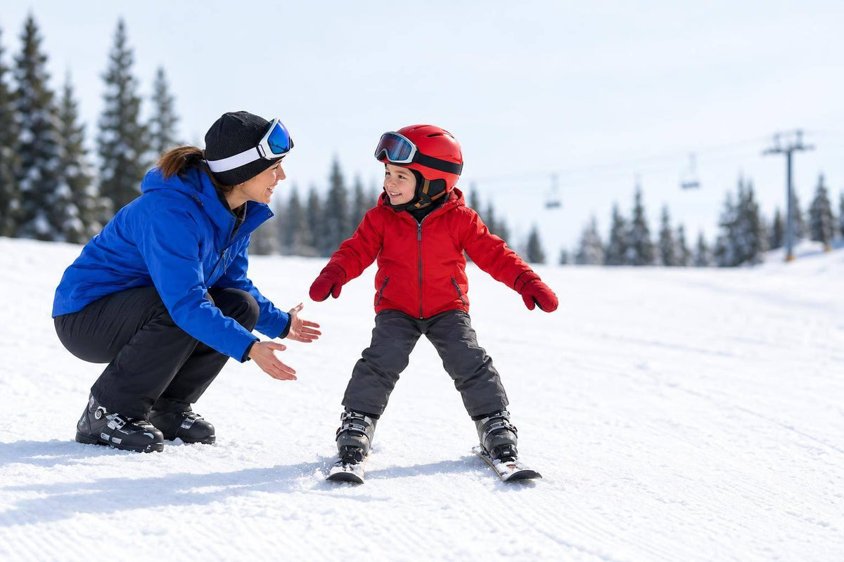 How to Teach a 7-Year-Old to Ski on Short Skis - snowfeet*