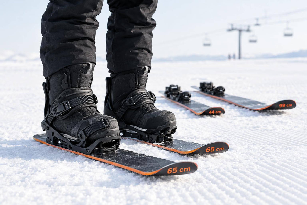 Can Splitboarders Use Their Boots on Short Skis? - snowfeet*