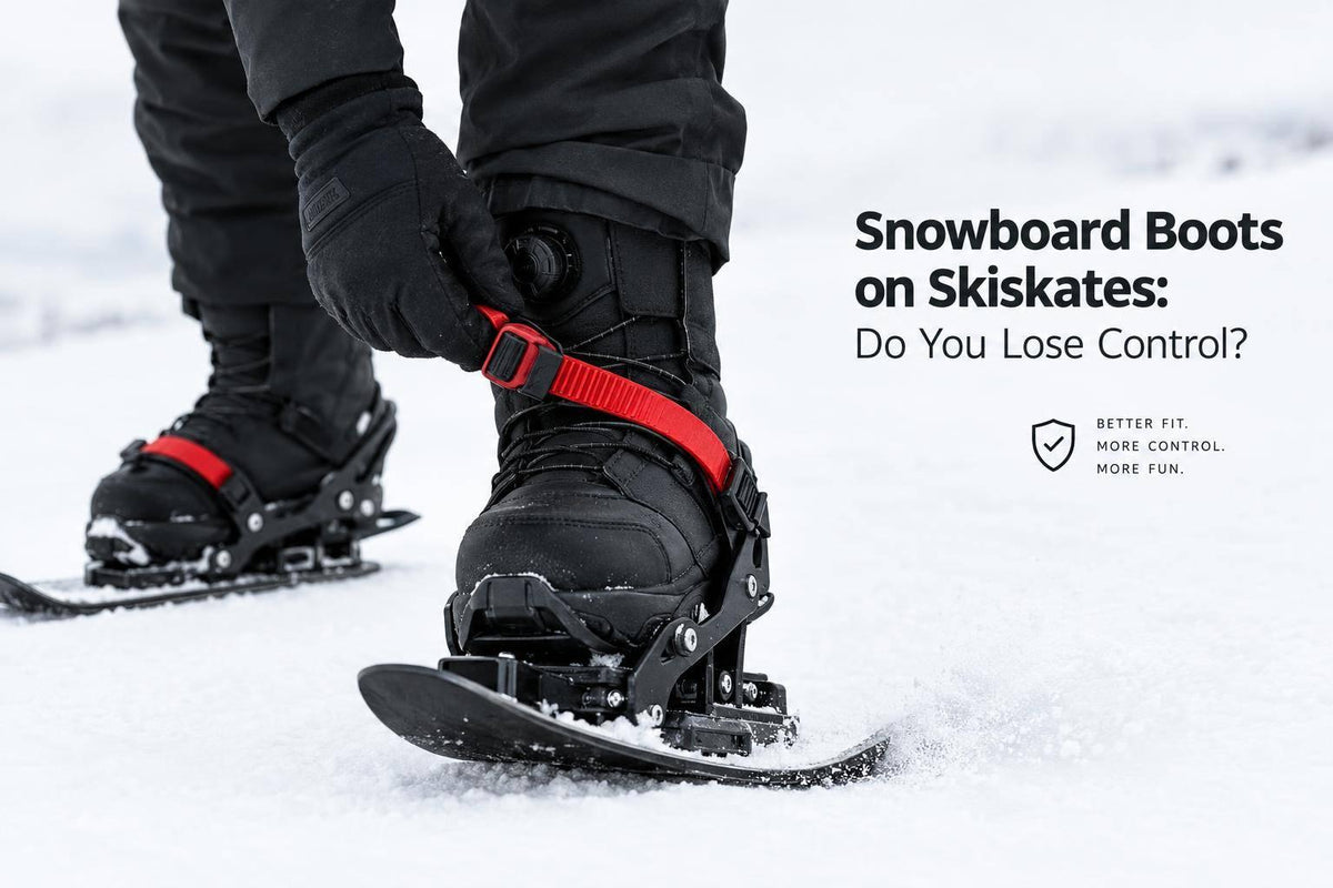 Snowboard Boots on Skiskates: Do You Lose Control? - snowfeet*