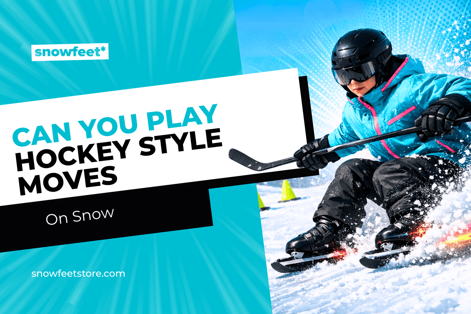 Can You Play Hockey Style Moves on Snow - snowfeet*