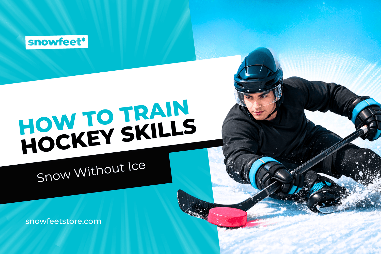 How to Train Hockey Skills on Snow Without Ice - snowfeet*
