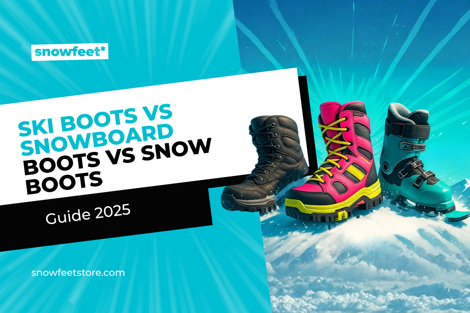 Ski Boots vs Snowboard Boots vs Snow Boots: Key Differences, Fit Tips & Buying Guide (2026)