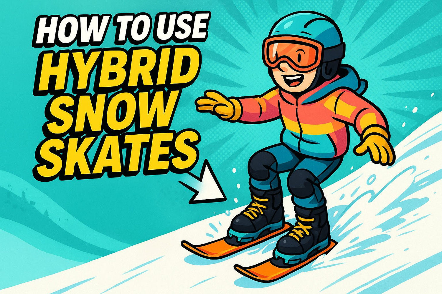 How To Use Hybrid Snow Skates for Beginners