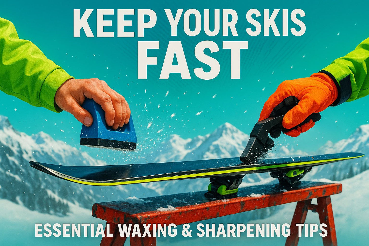 Keep Your Skis Fast: Essential Waxing & Sharpening Tips