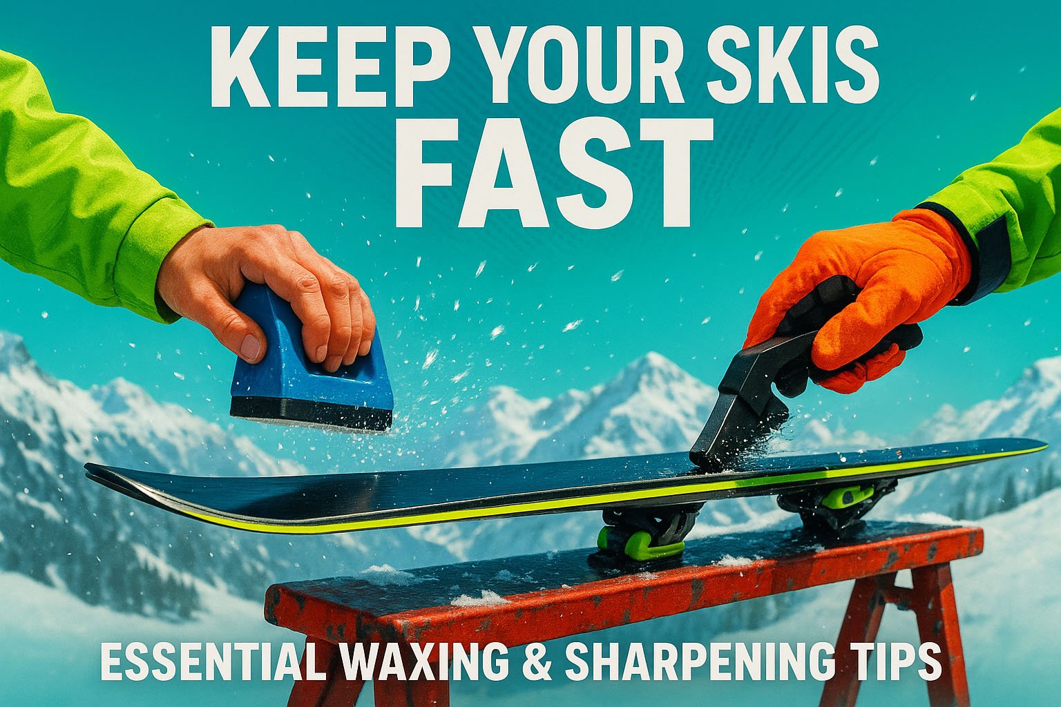 Keep Your Skis Fast: Essential Waxing & Sharpening Tips