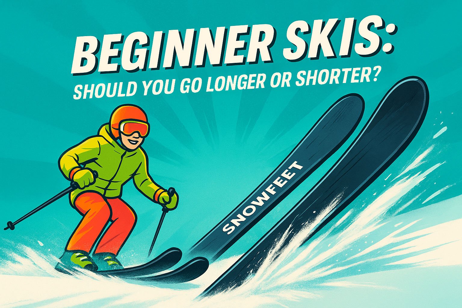 Beginner Skis: Should You Go Longer or Shorter? - snowfeet*