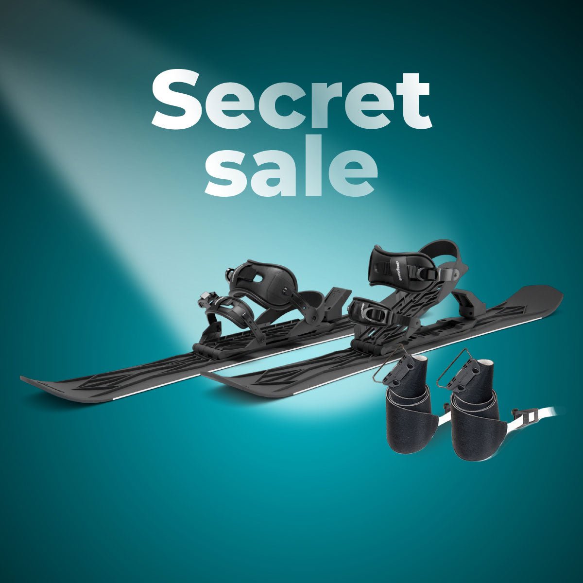Snowfeet* WALKSKI Backcountry Touring Skis | 100 CM | SECRET SALE - snowfeet*