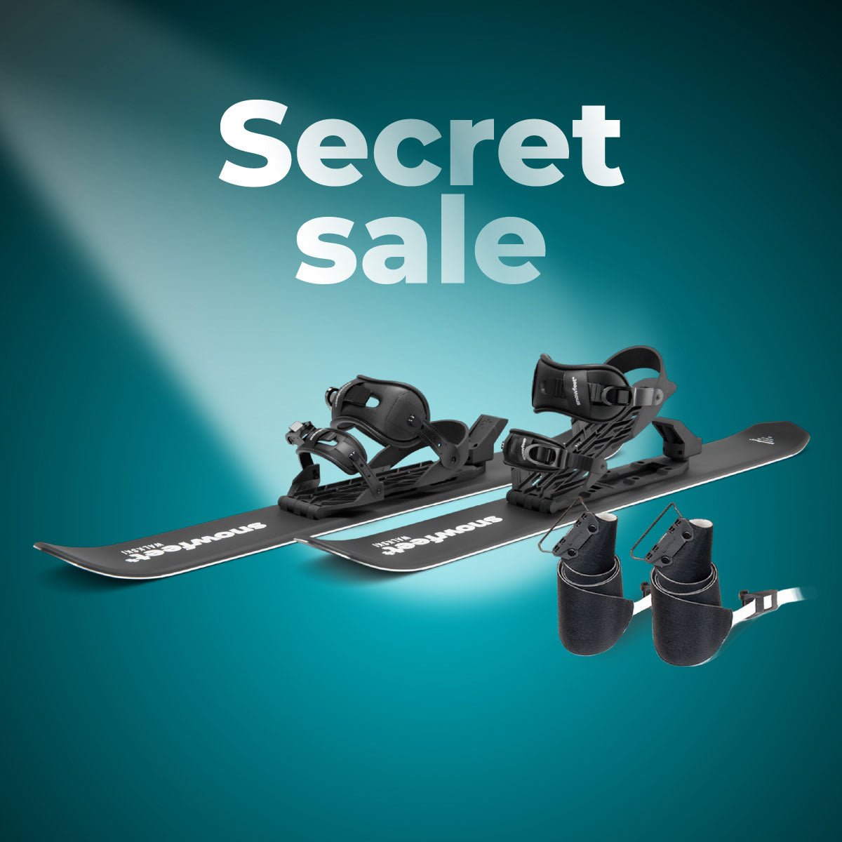 Snowfeet* WALKSKI Backcountry Touring Skis | 100 CM | SECRET SALE - snowfeet*
