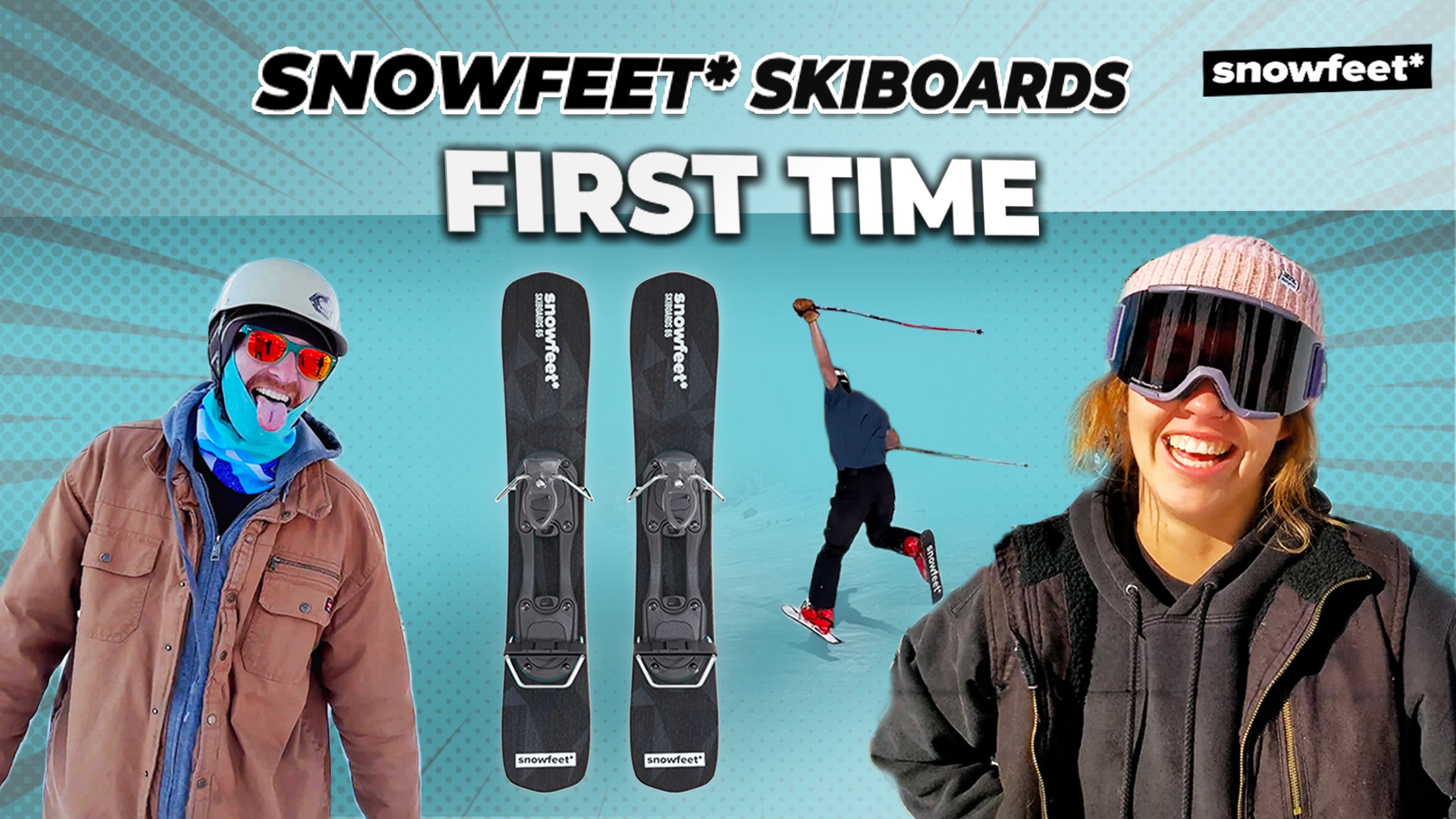 First rides onSnowfeet